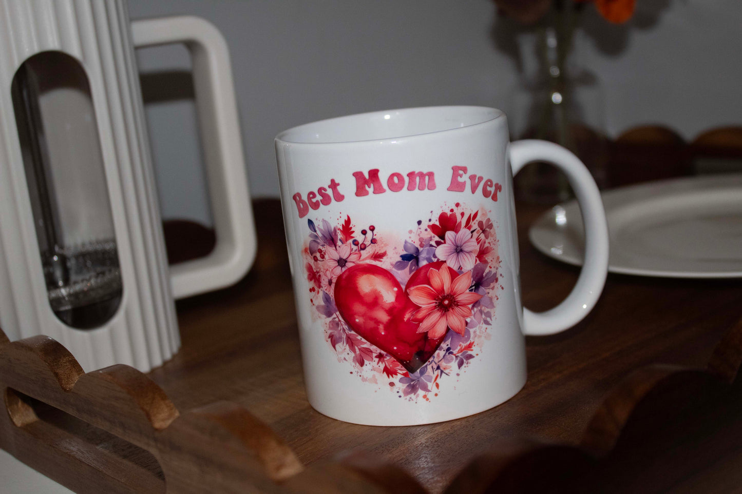 Best Mom Ever Heart 11oz Mug