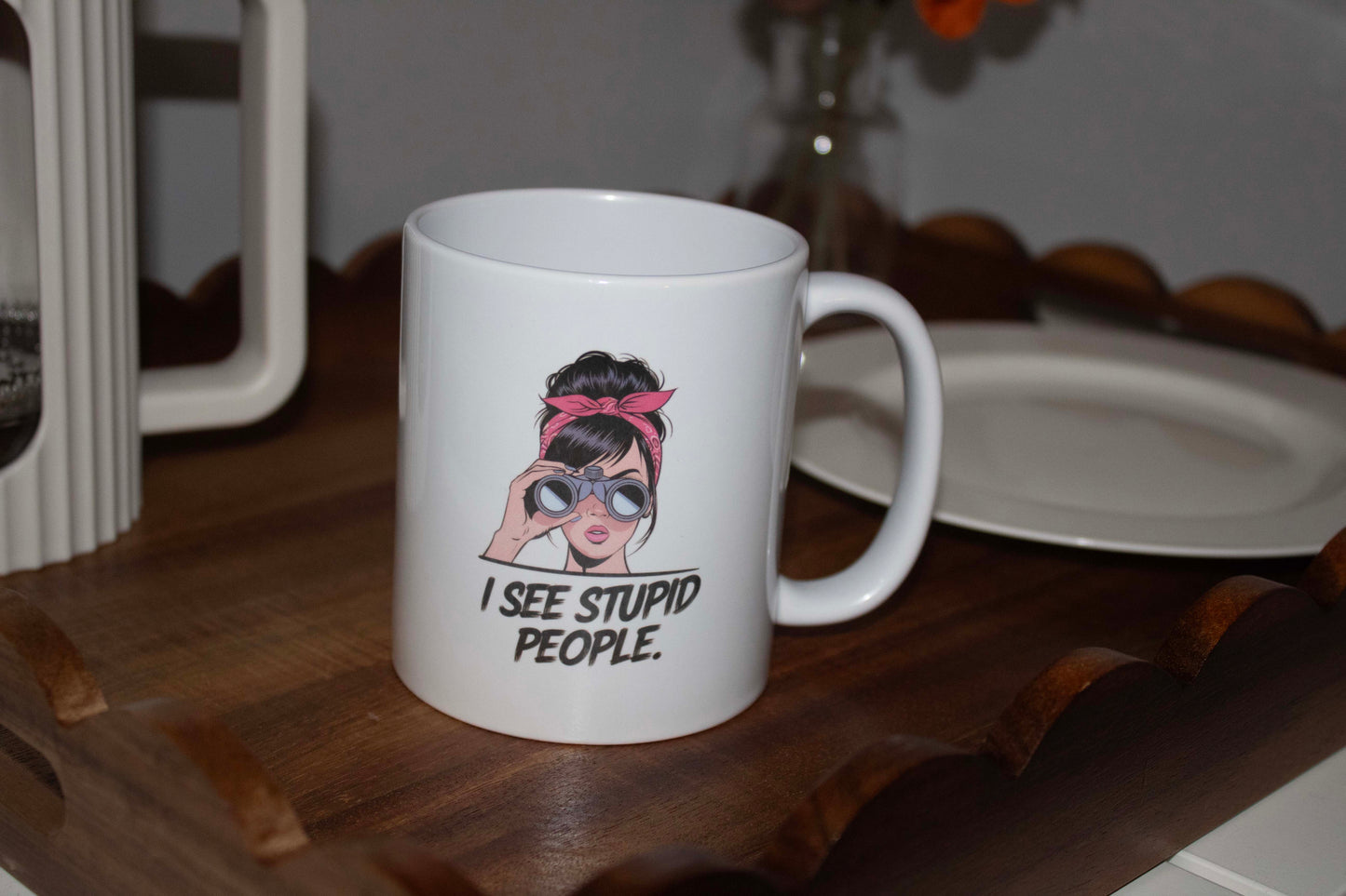I See Stupid People 11oz Mug