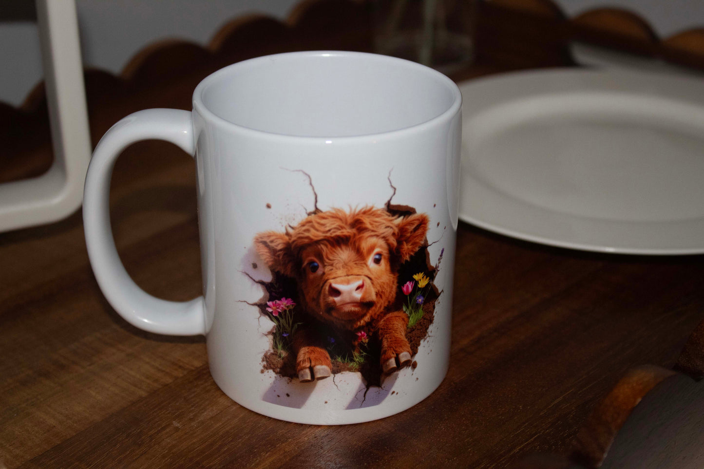 Funny Highland Cow Breakthrough 11oz Mug