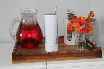 Giraffe Tumbler 20oz With Lid & Straw
