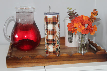 Just A Girl Who Loves Highland Cows 20oz Tumbler With Lid & Straw