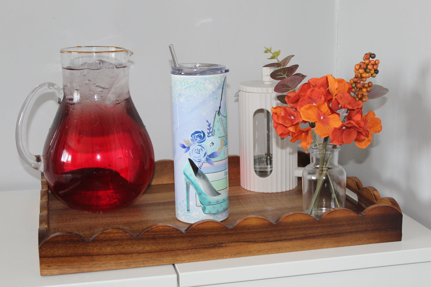 Success Boss Babe Glamour Queen 20oz Tumbler With Lid & Straw