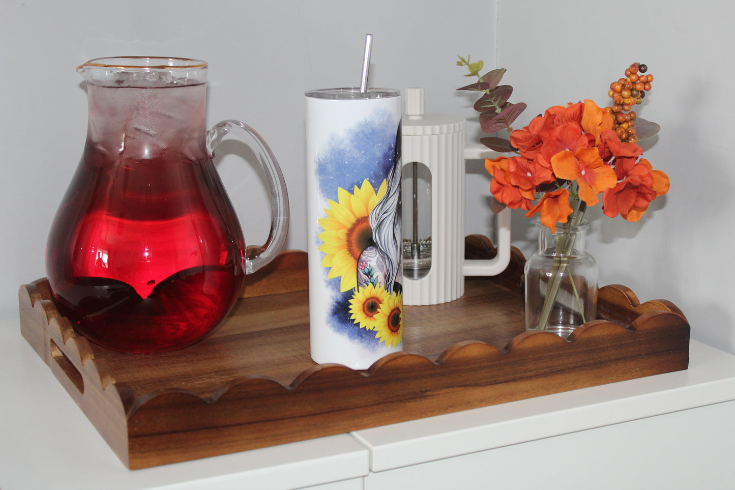 Fuel By Coffee & Sarcasm 20oz Tumbler With Lid & Straw