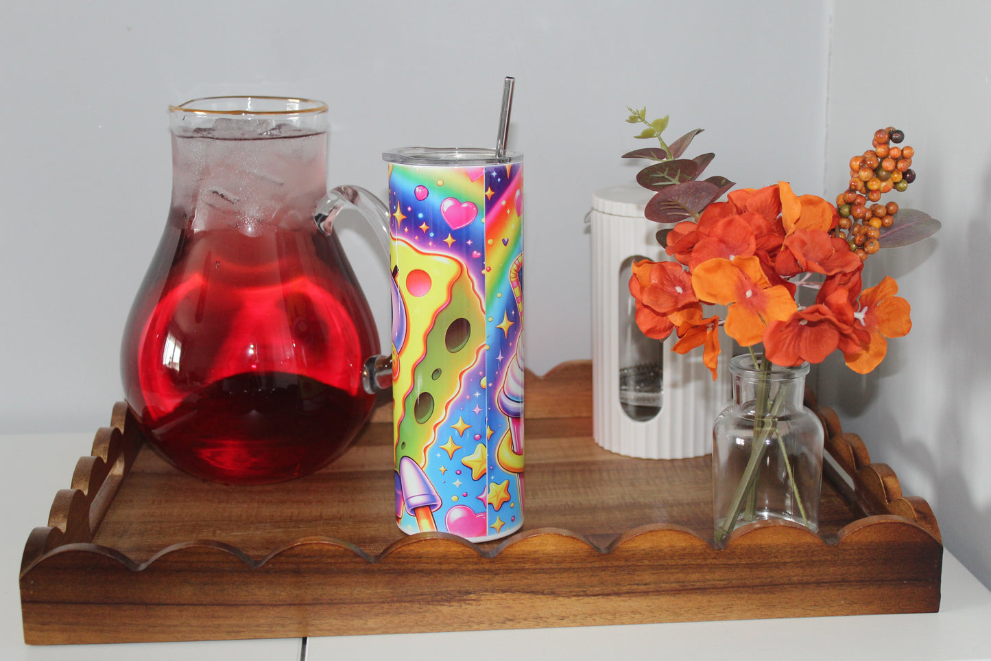 SpongeBob Inspired 20oz Tumbler With Lid & Straw