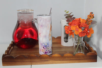 Fox 20oz Tumbler With Lid & Straw