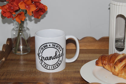 Grandad The Man The Myth The Legend Mug